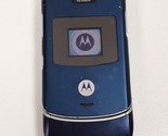 Motorola RAZR V3 Blue Flip Phone (Unlocked) - £35.23 GBP