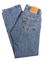 501 Jeans Levis Button Fly Men&#39;s Size 30X30 Med Wash L5155 Straight Leg ... - £23.74 GBP