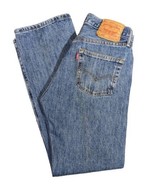 501 Jeans Levis Button Fly Men&#39;s Size 30X30 Med Wash L5155 Straight Leg ... - £23.36 GBP