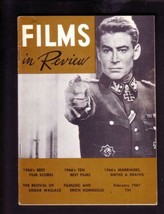 Films In REVIEW-FEBRUARY 1967-1966&#39;S Ten Best Fn - £19.95 GBP