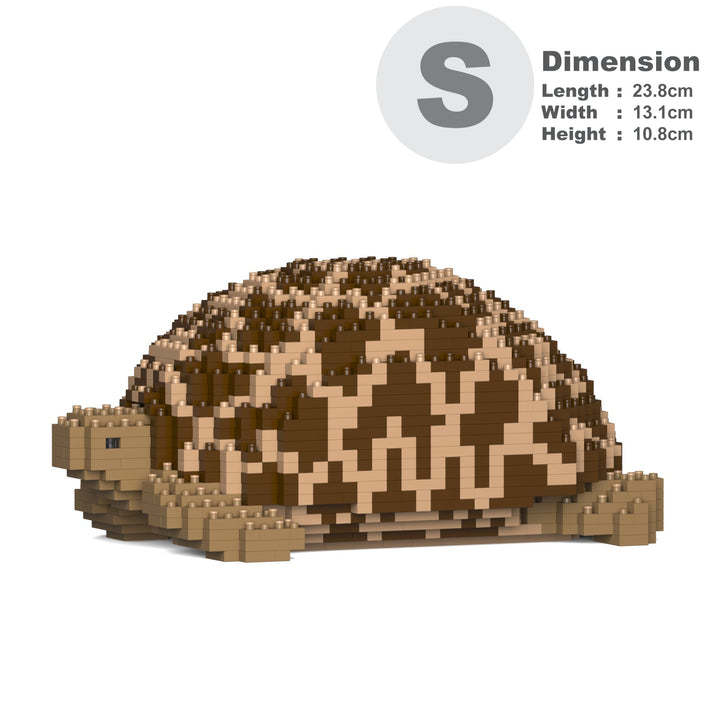 Indian Star Tortoise Sculptures (JEKCA Lego Brick) DIY Kit