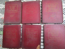Vintage Little Leather Library Lot Of 9 Classic Literature Books Leather  Bound - £66.99 GBP