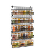 Spice Rack Organizer Wall Mounted 5-Tier Stackable Hanging Spice Jars St... - $2,078.21 MXN