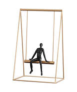 Anyhouz 37cm Swing Furnishing Articles Tabletop Home Decor Modern Art Li... - £166.68 GBP