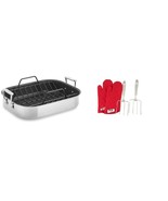 All-Clad Stainless Steel Dishwasher Safe Roaster W/Gloves and Forks(Your... - $191.80 CAD+