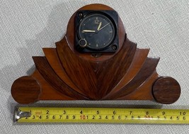 SALE RARE '40"s American WALTHAM 8 Day AIRCRAFT CLOCK and English made Mantle - $479.17 CAD
