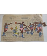 Vintage 1970 CBS Harlem Globetrotters cereal premium stickers with dog D... - $13.99