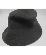 GORGEOUS Eric Javits Dark Gray Woven Woman&#39;s Sun Hat Fedora Squishee - £92.44 GBP