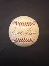Curt Flood Autographed Senior League Baseball RARE JSA LOA - £521.26 GBP