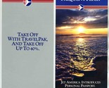Jet America TravelPak and Frequent Flyer Brochures 1985 - $17.87