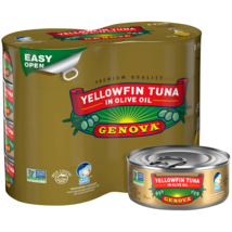 Genova Premium Yellowfin Tuna in Olive Oil, 5 ounce can (Pack of 8) Free Ship - £17.15 GBP