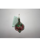 Beautiful Vintage Hand Blown German Kugel Ornament-Tear Drop - £19.88 GBP