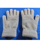 NEW WINTER COLD WEATHER THICK LIGHT GRAY OUTDOOR ACRYLIC POLY KNITTED GL... - $232.97 MXN