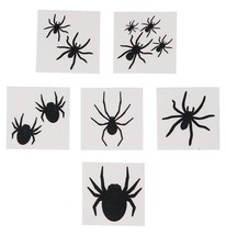 72 Spider Temporary Tattoos, Halloween Handouts/Treats or Costume Accessories - £10.29 GBP