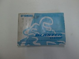 2002 Yamaha Blaster YFS200P Motorcycle Owners Manual Water Damaged Stained *** - £12.05 GBP