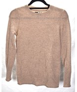 Aqua Cashmere Womens Crewneck Sweater Beige XS - £46.66 GBP