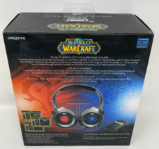 Creative Sound Blaster World of Warcraft WOW USB Wired Headset Gaming He... - $247.49