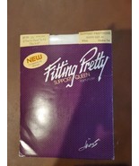 Vtg Hanes L&#39;eggs Fitting Pretty Panty Hose, Queen Size A1 White Shadow T... - €8,20 EUR