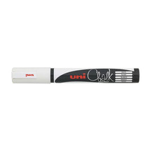 Uni Bullet Tip Chalk Marker 1.3mm - White - £10.41 GBP