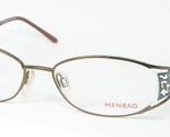 NOS MENRAD MOD.13146 1239 BRONZE-BROWN /TURQUOISE EYEGLASSES GLASSES 52-... - $102.06