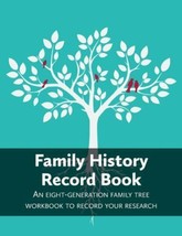 Family History Record Book: An 8-generation family tree workbook to record your - £33.21 GBP