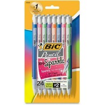 BIC Xtra-Sparkle Number 2 Mechanical Pencils with Erasers (MPLP241-BLK),... - $7.49