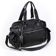 New Men Bags Leather Travel Bags Waterproof Shoulder Luggage Bags - £53.80 GBP