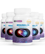 5 Pack Brainalin, promueve la claridad mental-60 Cápsulas x5 - €131,76 EUR