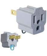 1 AC OUTLET ADAPTER 3 prong Convert 2 blade grounding Cheater Plug LEVIT... - $24.21 CAD
