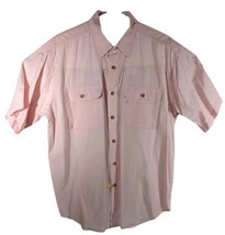 Pink Orvis Shirt Mens Size Large Tall Fishing Travel Hiking (XL) - £27.42 GBP