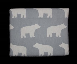 4-Pc Elements Polar Bear On Grey Flannel King Sheet Set NIP DISC - £58.34 GBP