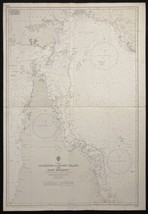 Nautical Chart Cooktown Booby Islands Port Moresby Australia Admiralty 1972 - £50.90 GBP
