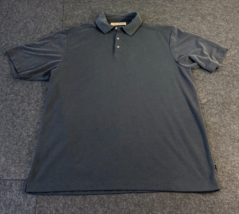 Tommy Bahama Polo Shirt Men’s Size Large Short Sleeve Modal Polyester Bl... - £15.75 GBP