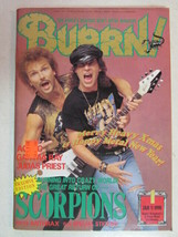 Burrn! Japanese Heavy Metal Magazine 1 Jan 1991 Scorpions AC/DC Judas Priest Vg+ - £14.73 GBP