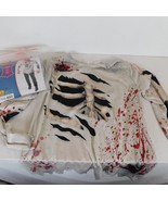 Zombie Shirt Halloween Costume Cosplay Dress Up Mens Size XL 40-42 Rubie... - £7.70 GBP