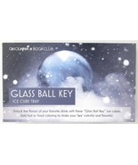 NIB Once Upon A Book Club Glass Ball Key Ice Cube Tray, 33 Ball Plastic Tray - $13.99
