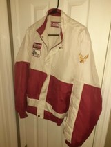 Vtg NASCAR Winston Cup Racing Daytona Satin Jacket Coat Size Medium As Is 90s - £49.04 GBP