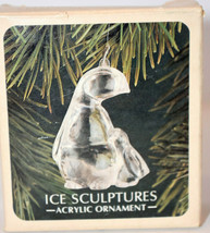 Hallmark: Arctic Penguin - Ice Sculptures - Acrylic - 1982 Classic Ornament - £10.70 GBP