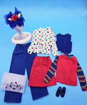 VINTAGE BARBIE CLOTHES UNITED AIRLINES GUAG COMPLETE! PERFECT CONDITION! - £78.65 GBP