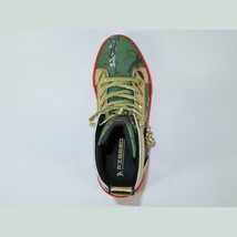 Mens High Top Shoes FIESSO by AURELIO GARCIA Chain Medusa Celebrity 2421 Green image 8