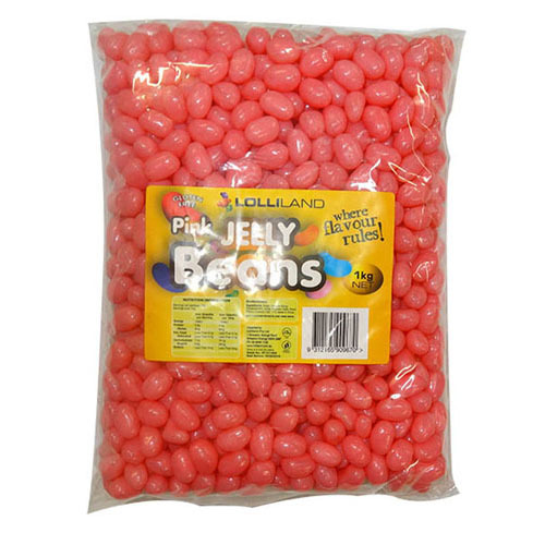 Lolliland Mini Jelly Beans 1kg - Pink w/ Peach - $35.65