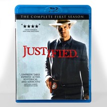 Justified: The Complete First Season (3-Disc Blu-ray, 2010) Like New ! - $9.48