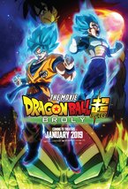 Dragon Ball Super Broly Movie Poster DBZ US Ver Film Print 24x36&quot; 27x40&quot; 32x48&quot; - £9.51 GBP+