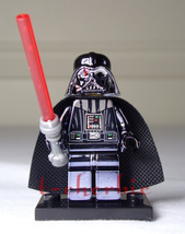 Chrome Darth Vader Star Wars Minifigure +Stand A New Hope Sith Usa Seller - £11.98 GBP