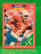 1989 Pro Set Football Eric Metcalf Rookie Card #489 RC  Cleveland Browns DP - £0.77 GBP