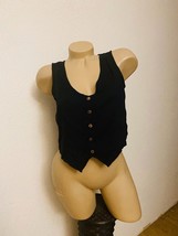 Jack by BB Dakota Vest Believe It Small NWT NEW BLACK - $14.84