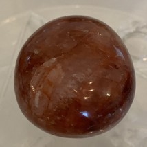 2&quot; RED FIRE QUARTZ Hematoid Crystal Polished Palm Stone Large Tumble Mad... - £11.36 GBP