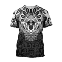 Mexican Aztec Quetzon Mayan Men&#39;s Casual T-shirt Street Fashion Classic ... - £7.80 GBP