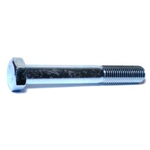 1&quot;-8 x 7&quot; Zinc Plated Grade 5 Steel Coarse Thread Hex Cap Screws (5 pcs.) - £57.08 GBP