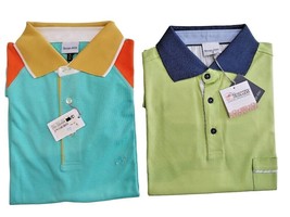 Men&#39;s Pole short Sleeve Coloured Cotton lisle yarn Offer End Series Size 50/54 - £32.83 GBP+